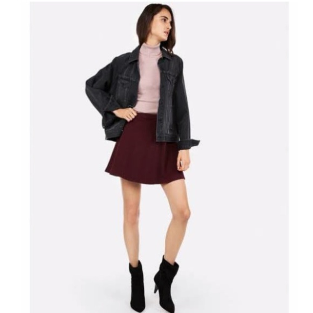 Express A-Line Mini Skirt